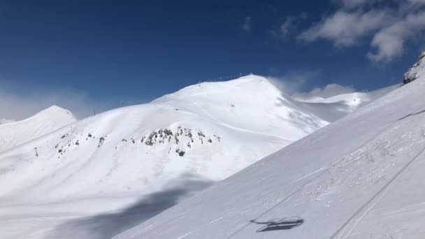 Estación de esquí Gudauri — Vídeo de stock