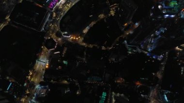 Kuala Lumpur, Malezya - 25 Eylül 2018: Kuala lumpur şehir merkezi havacılık panorama 4k circa 25 Eylül 2018 kuala lumpur, malaysia.r, malezya.