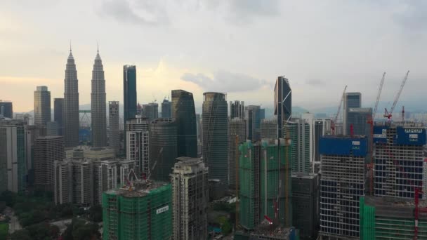 Kuala Lumpur Malásia Setembro 2018 Hora Dia Kuala Lumpur Downtown — Vídeo de Stock