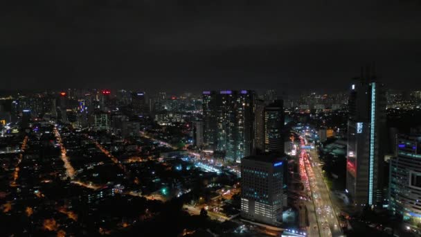 Kuala Lumpur Malaysia September 2018 Kuala Lumpur Downtown Aerial Panorama — Stockvideo