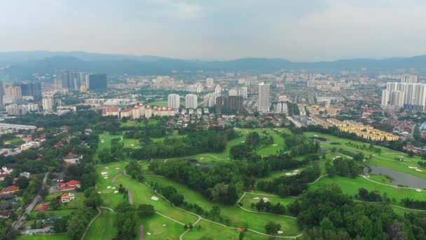 Kuala Lumpur Malajsie Září 2018 Celodenní Kuala Lumpur Letecké Panorama — Stock video