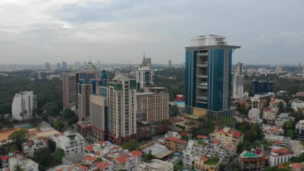 Bangalore Índia Setembro 2018 Período Diurno Cidade Bangalore Panorama Aéreo — Vídeo de Stock