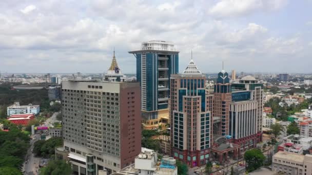 Bangalore India Settembre 2018 Paesaggio Urbano Giorno Bangalore Panorama Aereo — Video Stock