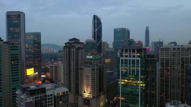 Kuala Lumpur Malásia Setembro 2018 Hora Dia Kuala Lumpur Downtown — Vídeo de Stock