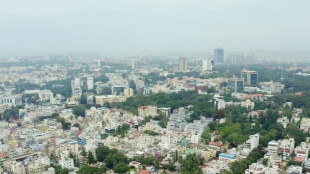 Bangalore India Septiembre 2018 Paisaje Urbano Bangalore Durante Día Panorama — Vídeos de Stock