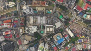 Kuala Lumpur, Malezya - 25 Eylül 2018: Gündüz vakti kuala lumpur şehir merkezi havacılık panorama 4k circa 25 Eylül 2018 kuala lumpur, malezya.