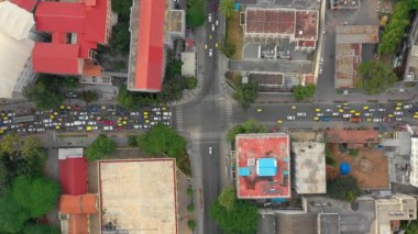 gün zaman bangalore şehir trafik sokak hava panorama 4k Hindistan