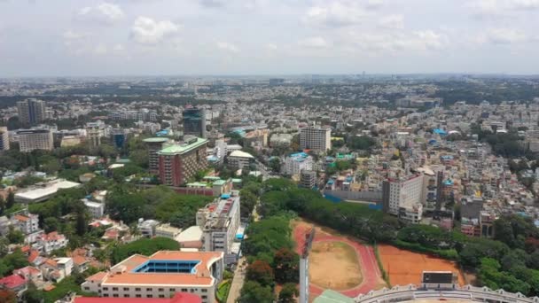 Bangalore Indie Září 2018 Den Čas Bangalore Panoráma Města Letecké — Stock video
