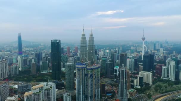 Kuala Lumpur Malajzia Szeptember 2018 Day Time Kuala Lumpur Downtown — Stock videók