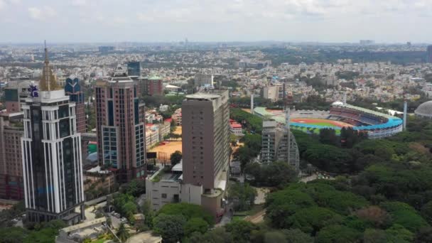 Bangalore India September 2018 Dag Tid Bangalore Stadsbilden Downtown Antenn — Stockvideo