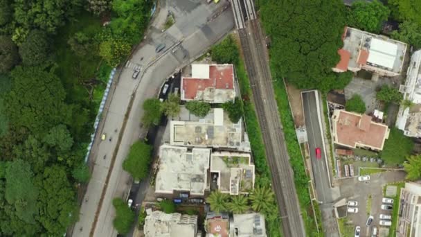 Dag Tijd Bangalore Verkeer Straat Luchtfoto Panorama India — Stockvideo