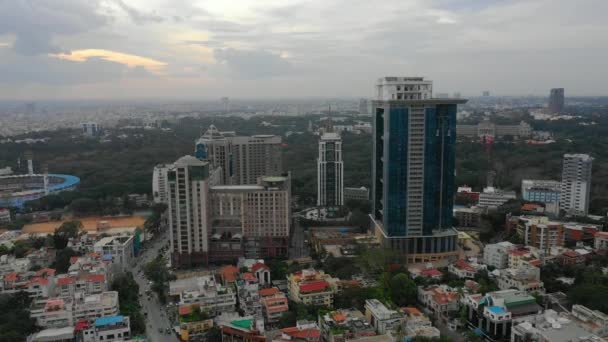 Bangalore Índia Setembro 2018 Período Diurno Cidade Bangalore Panorama Aéreo — Vídeo de Stock