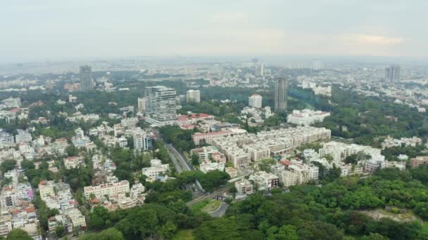 Bangalore India September 2018 Dag Tid Bangalore Stadsbilden Downtown Antenn — Stockvideo