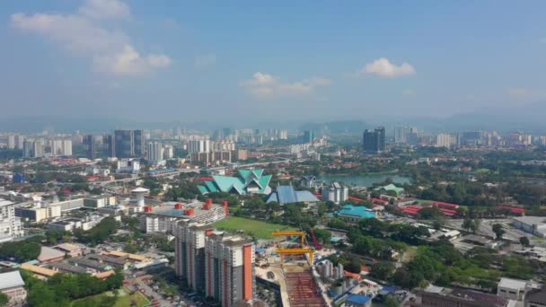 Giornata Sole Kuala Lumpur Centro Città Famoso Parco Aereo Panorama — Video Stock