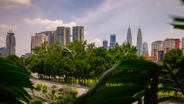 Kuala Lumpur Malasia Septiembre 2018 Día Soleado Kuala Lumpur Panorama — Vídeos de Stock