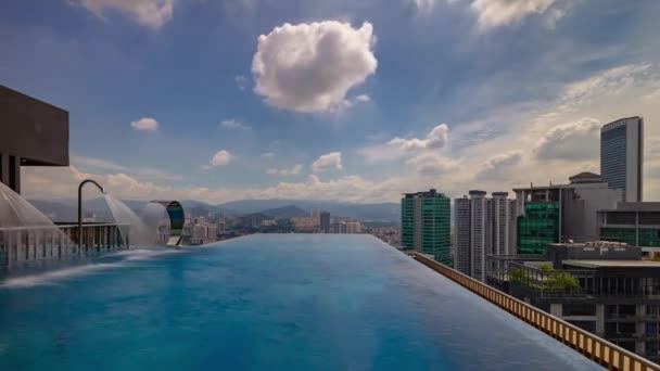 Kuala Lumpur Malaysia Январь 2018 Знаменитый Морской Залив Пески Отель — стоковое видео