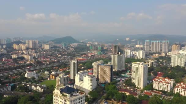 Kuala Lumpur Maleisië September 2018 Zonnige Dag Kuala Lumpur Downtown — Stockvideo