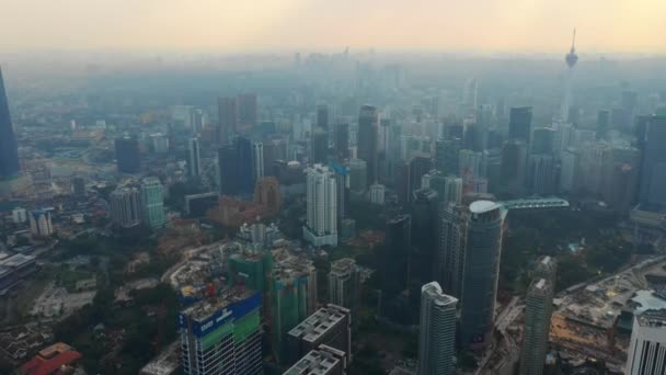 Kuala Lumpur Malaysia September 2018 Solrig Dag Kuala Lumpur Downtown – Stock-video