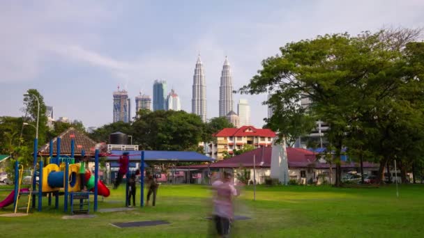 Kuala Lumpur Malajsie Září 2018 Denní Doba Kuala Lumpur Street — Stock video