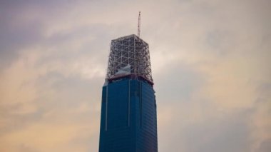 Kuala Lumpur, Malezya - 25 Mayıs 2018: Kuala lumpur şehir merkezi panorama 4k dolaylarında 25 Mayıs 2019 Kuala lumpur, Malezya