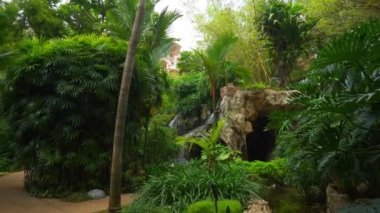 Bangalore şehir ünlü Botanik Bahçesi hava panorama 4k Hindistan