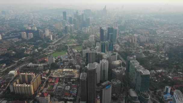 Kuala Lumpur Malezja Września 2018 Słoneczny Dzień Kuala Lumpur Śródmieście — Wideo stockowe