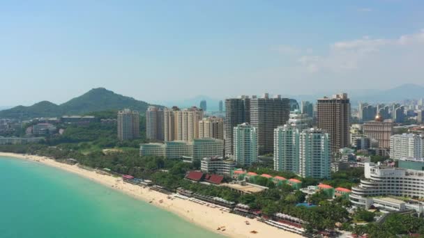 Sanya China Setembro 2018 Hainan Island Aerial Panorama Circa Setembro — Vídeo de Stock