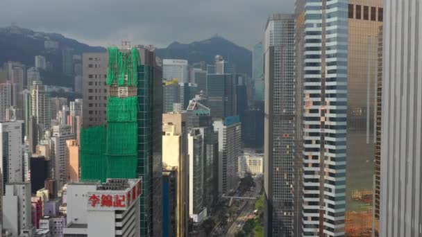 Hong Kong Diciembre 2016 Día Hong Kong Ciudad Tranvía Tranvía — Vídeo de stock