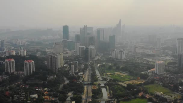 Kuala Lumpur Малайзія Вересня 2018 Сонячний День Kuala Lumpur Центрі — стокове відео