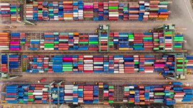 Singapur 4k zaman dilimi rıhtım manzaralı panorama