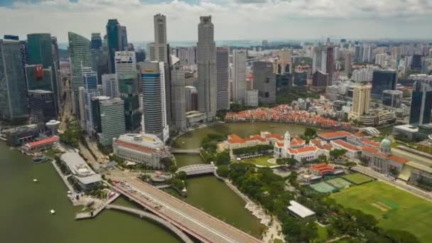 싱가포르 하향식 파노라마 타임랩스 — 비디오