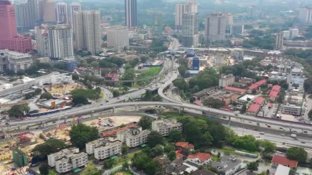 Kuala Lumpur Malajsie Září 2018 Slunečný Den Kuala Lumpur Centru — Stock video