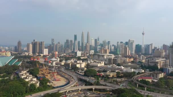 Kuala Lumpur Malaysia September 2018 Solig Dag Kuala Lumpur Centrum — Stockvideo