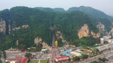 Kuala Lumpur, Malezya - 25 Eylül 2018: kuala lumpur şehir havadan iniş panorama zaman apse 4k circa 25 Eylül 2018 kuala lumpur, Malezya.