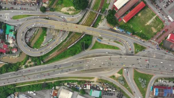 Kuala Lumpur Malasia Septiembre 2018 Kuala Lumpur City Center Traffic — Vídeos de Stock