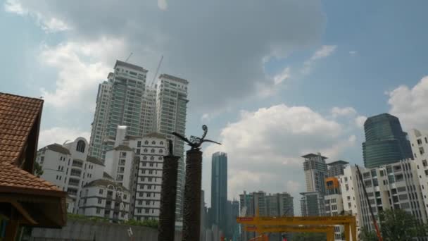 马来西亚吉隆坡 2019年9月25日 Kuala Lumpur Aerial Panorama Circa September Tdecember 2019 — 图库视频影像