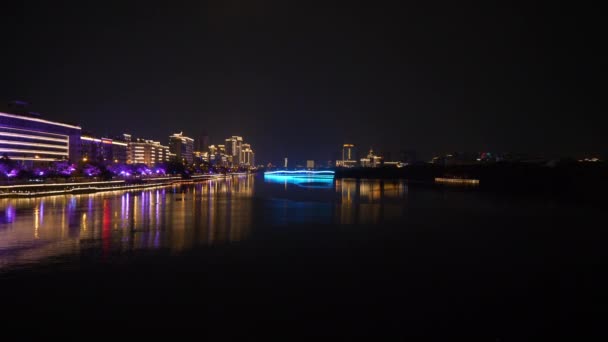 马来西亚吉隆坡 2019年6月25日 马来西亚 卢普尔光照亮市中心的空中全景4K大约2019年6月25日 — 图库视频影像
