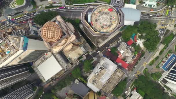 Куала Лумпур Малайзия Сентября 2019 Куала Лумпур Центр Города Воздушная — стоковое видео