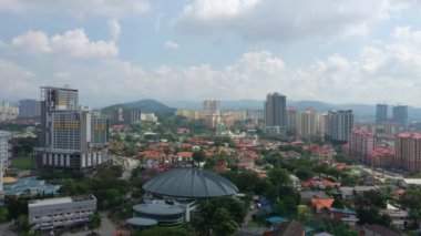 KUALA LUMPUR, MALAYSIA - SEPTEMBER 25 2019: kuala lumpur aerial panorama 4k circa september 25 2019 kuala lumpur, malaysia 