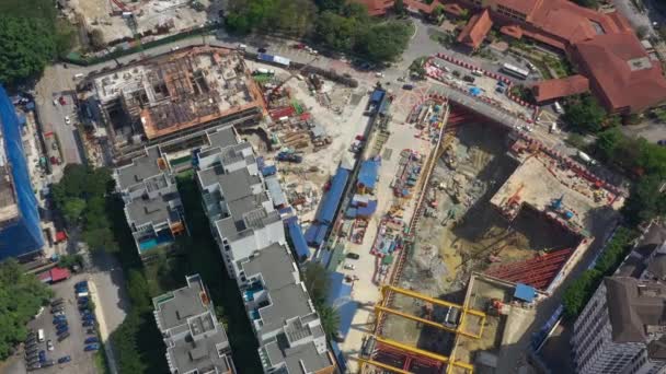 Κουάλα Λουμπούρ Μαλαισία Σεπτεμβρίου 2018 Kuala Lumpur Downtown Building Aerial — Αρχείο Βίντεο