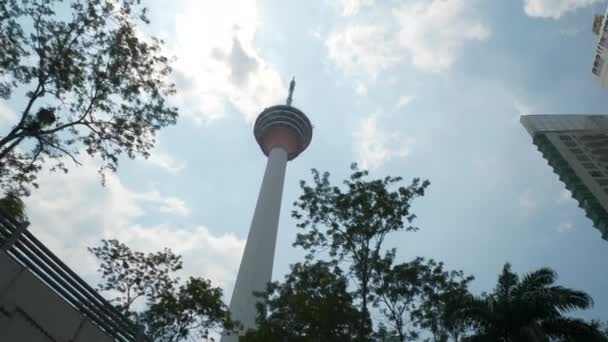 Kuala lumpur KLCC parco balena stagno centro panorama 4k time lapse malaisia — Video Stock