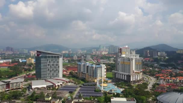 Κουάλα Λουμπούρ Μαλαισία Σεπτεμβρίου 2019 Kuala Lumpur Downtown Aerial Panorama — Αρχείο Βίντεο