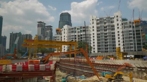 Kuala Lumpur Malajsie Září 2018 Kuala Lumpur Centrum Budovy Vzdušné — Stock video