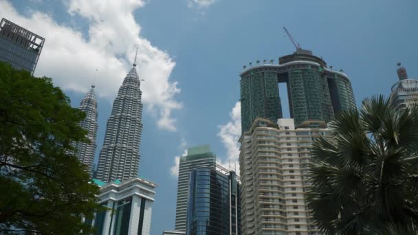 马来西亚吉隆坡 2018年5月25日 Kuala Lumpur Downtown Aerial Panorama Circa May 2019 — 图库视频影像