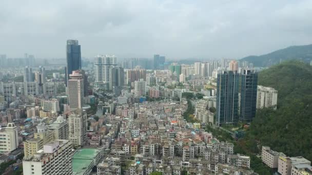 Macau Febrero 2019 Paisaje Urbano Macao Panorama Aéreo Orillas Del — Vídeos de Stock