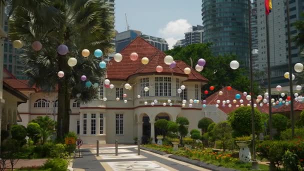 Kuala Lumpur Malaysia Říjen 2018 Slunečný Den Centru Města Turistické — Stock video