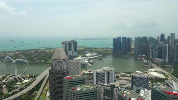 Singapur Singapur Mayo 2019 Vista Panorámica Las Imágenes Del Día — Vídeos de Stock