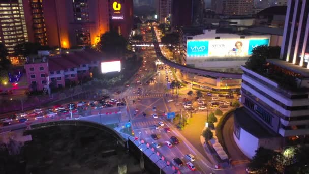 Kuala Lumpur Malezya Haziran 2019 Gün Zaman Kuala Lumpur Şehir — Stok video