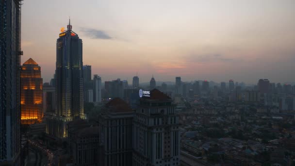 Kuala Lumpur Malásia Maio 2018 Kuala Lumpur Downtown Aerial Panorama — Vídeo de Stock