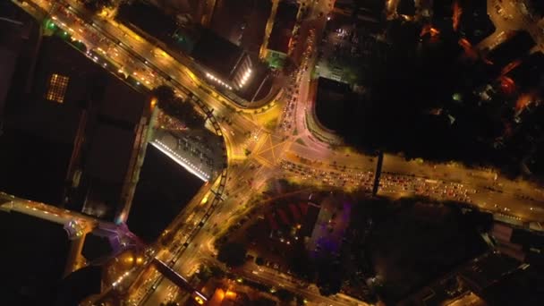 Kuala Lumpur Malaysien Juni 2019 Tagsüber Kuala Lumpur Stadtverkehr Strasse — Stockvideo